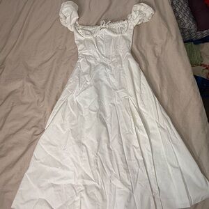 White BabyBoo corset dress - size small